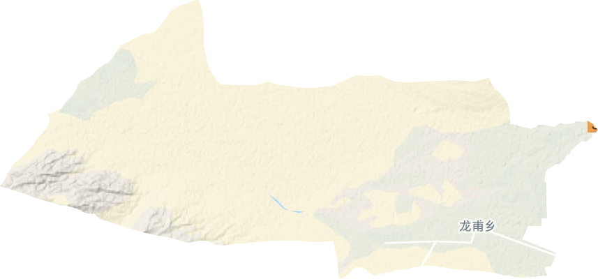龙甫乡地形图