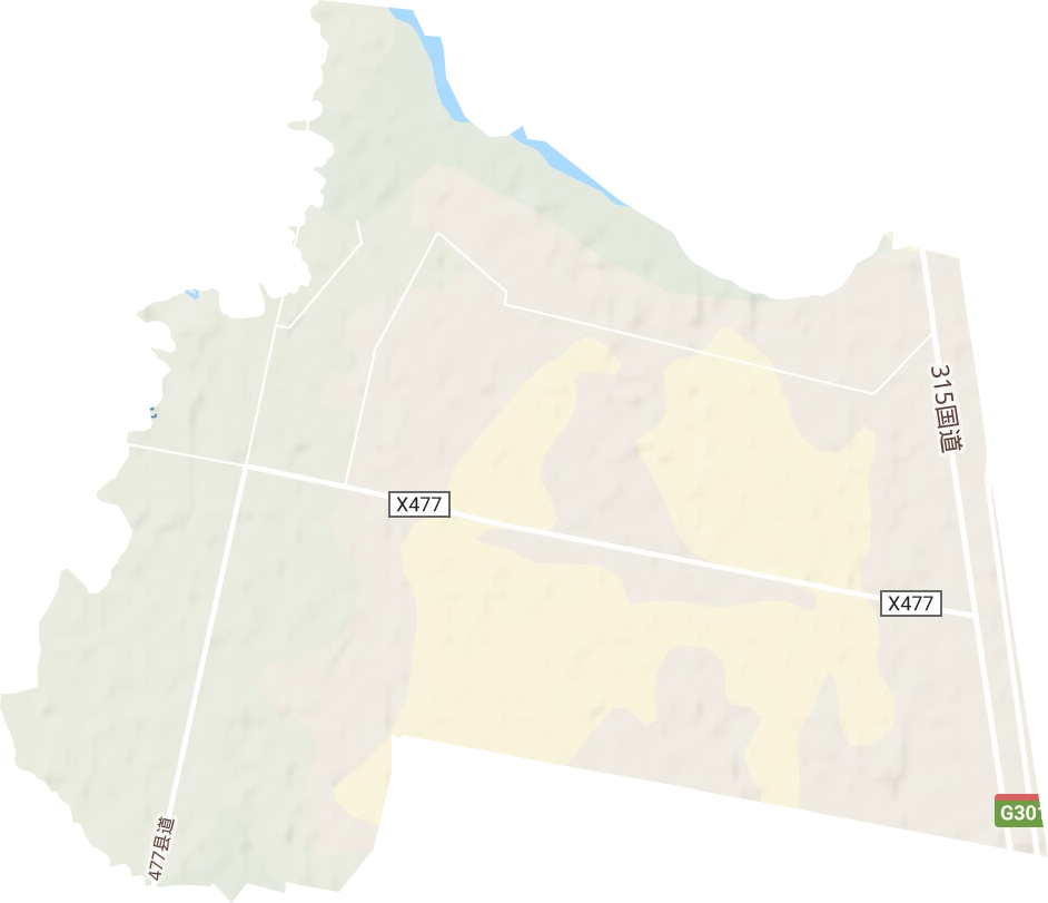 兵团东风农场地形图