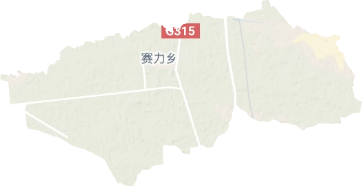 赛力乡地形图
