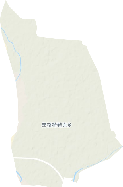 昂格特勒克乡地形图