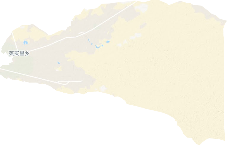 英买里乡地形图