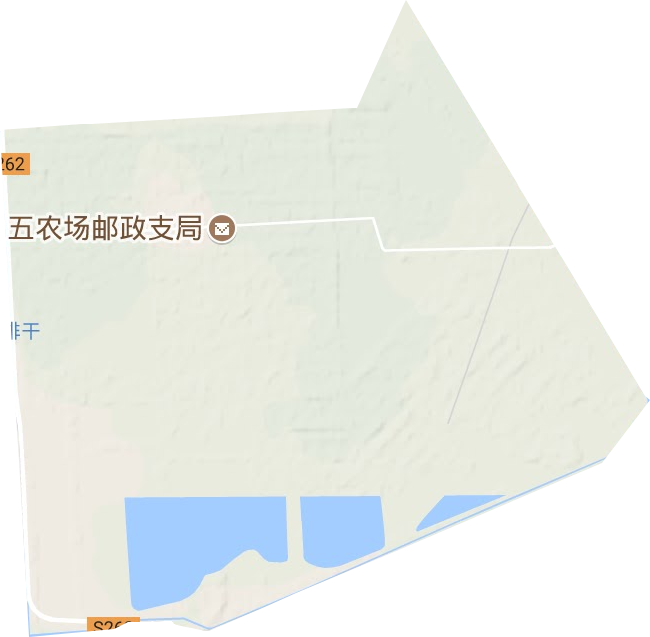五农场地形图