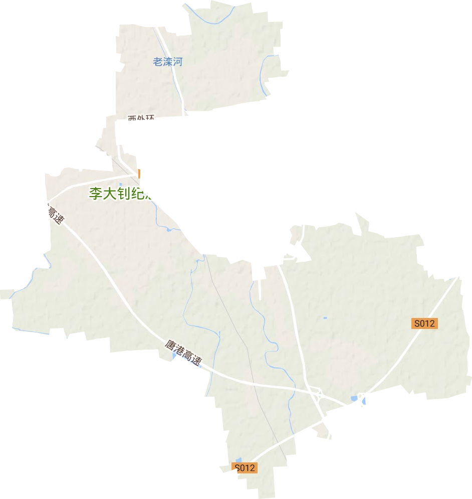 乐亭镇地形图