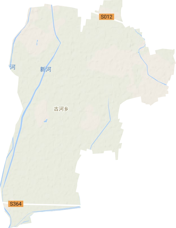 古河乡地形图