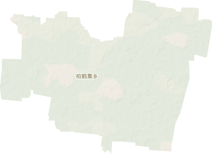 柏鹤集乡地形图