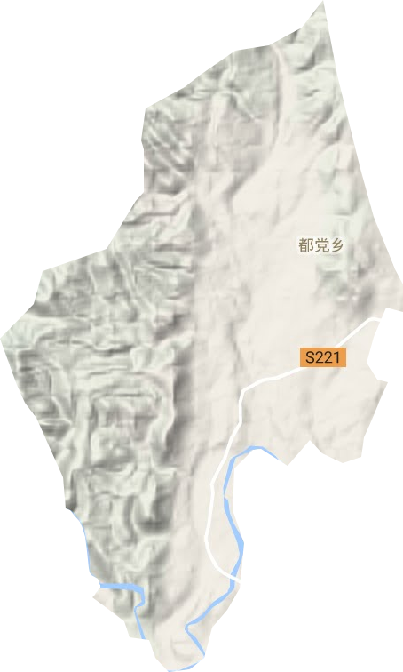都党乡地形图
