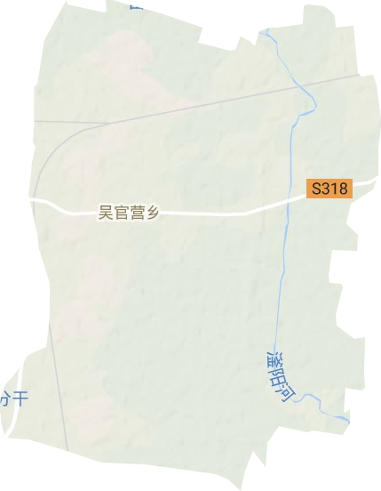吴官营乡地形图