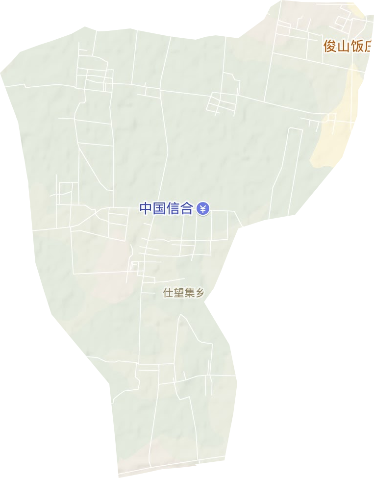 仕望集乡地形图