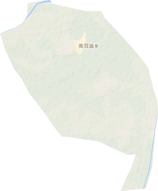 南双庙乡地形图