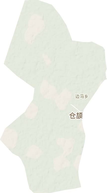 边马乡地形图