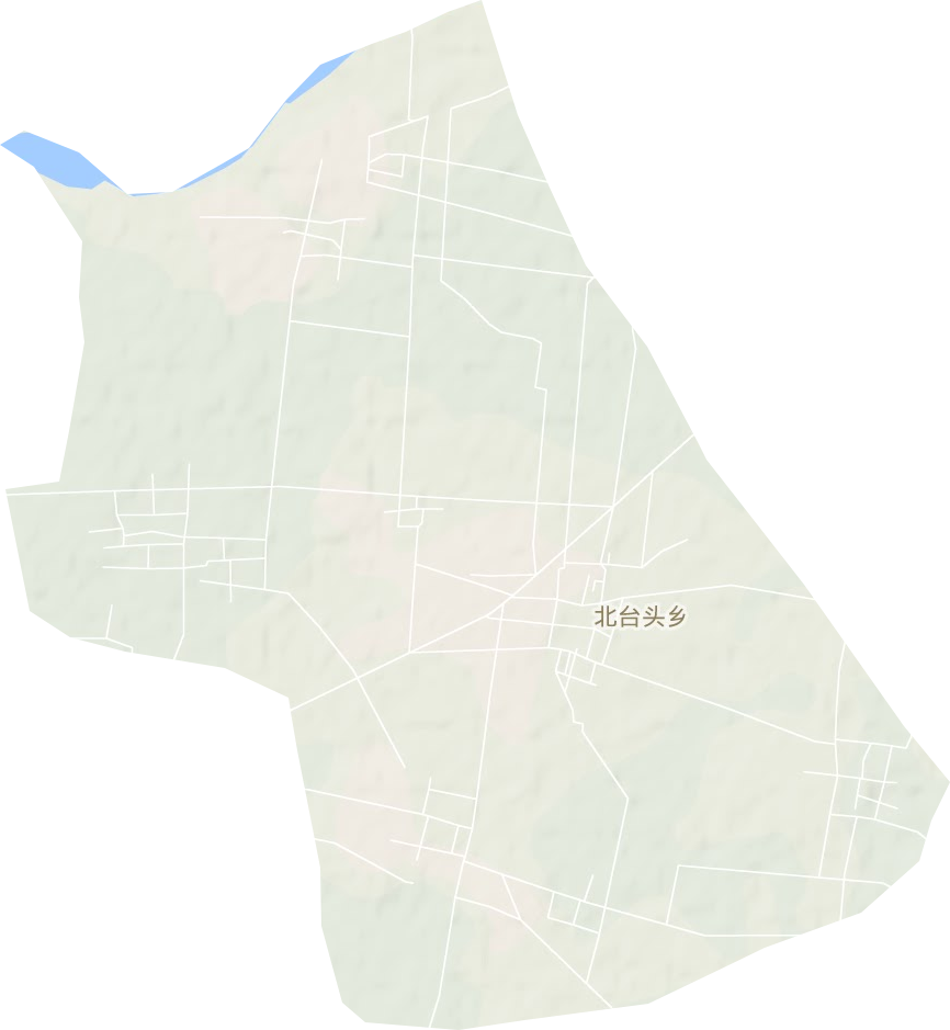 北台头乡地形图