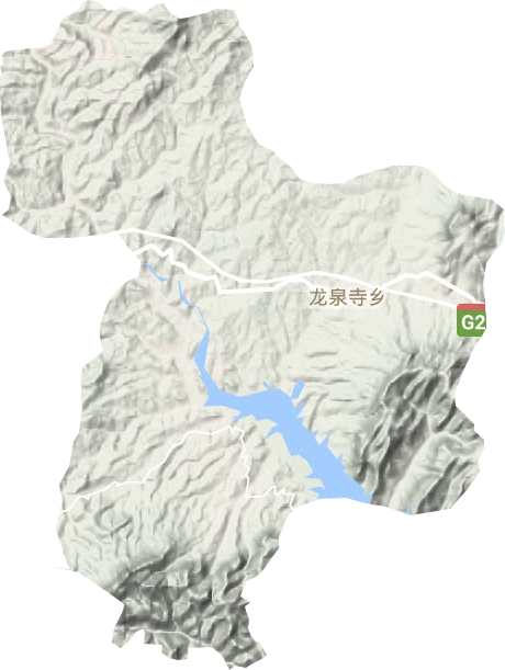 龙泉寺乡地形图