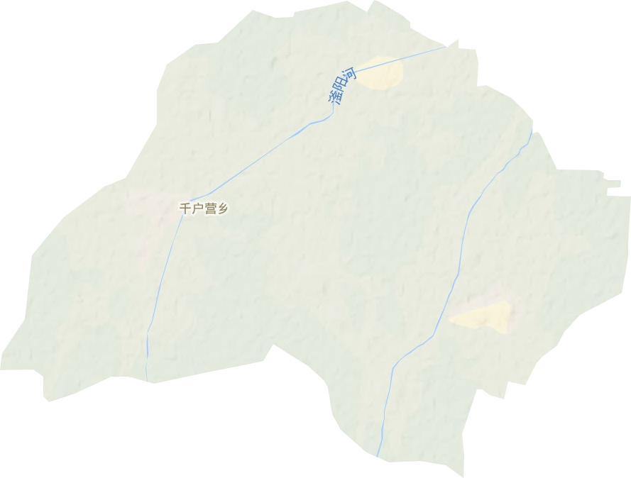 千户营乡地形图
