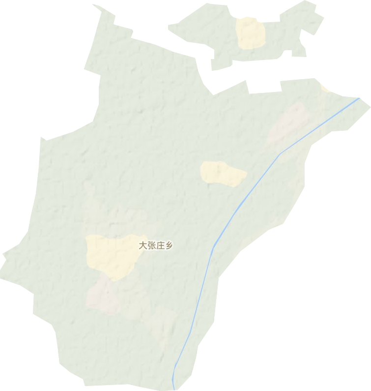 大张庄乡地形图