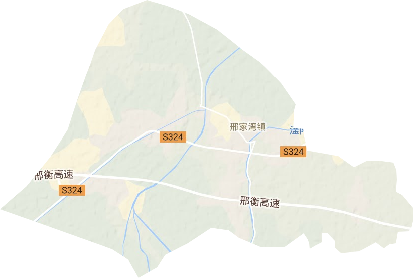 邢家湾镇地形图