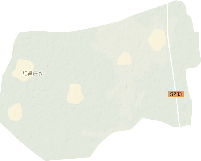 纪昌庄乡地形图