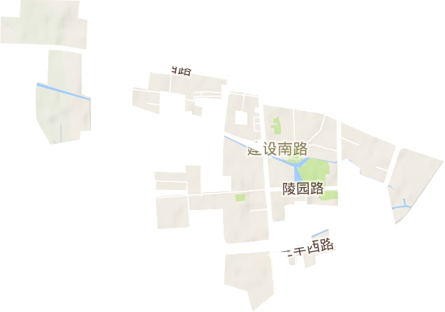 建南街道地形图