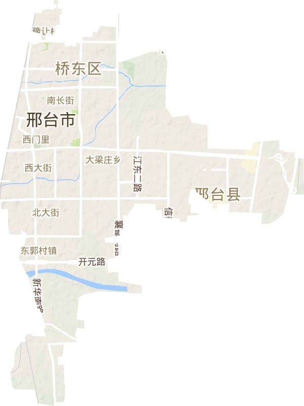桥东区地形图