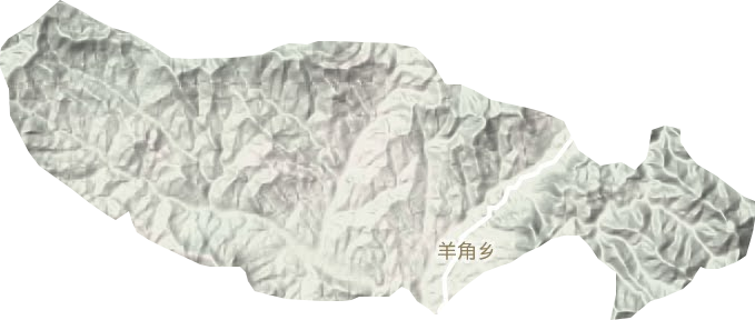 羊角乡地形图