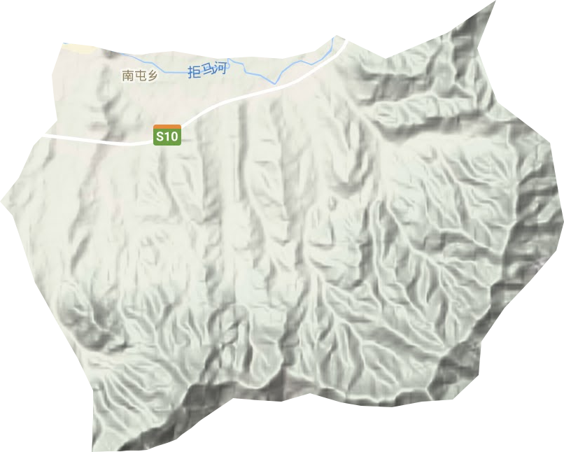 南屯乡地形图