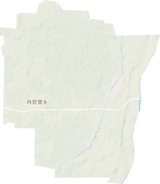 肖官营乡地形图