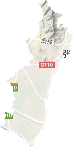 沈家屯镇地形图