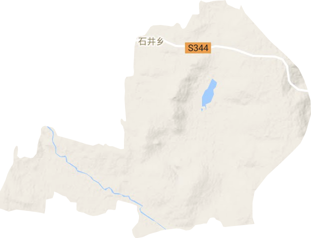 石井乡地形图