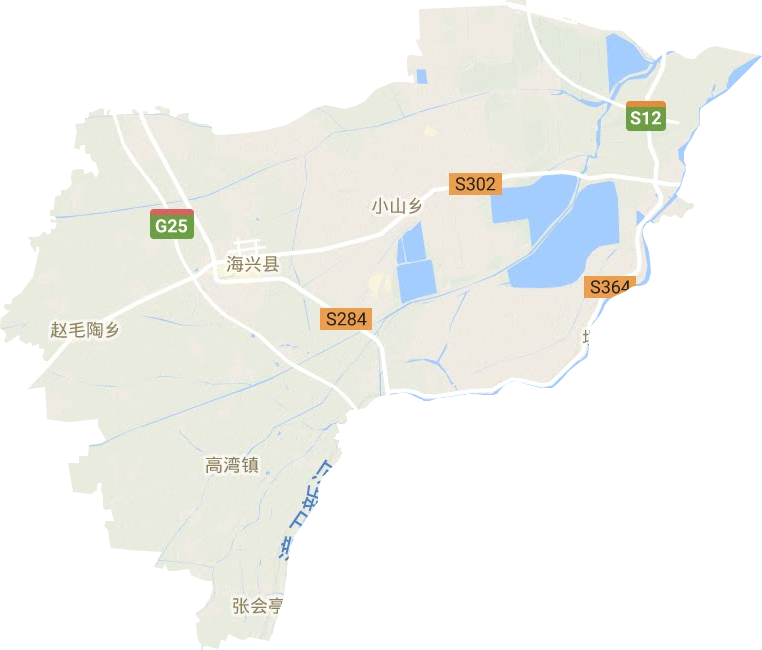 海兴县地形图