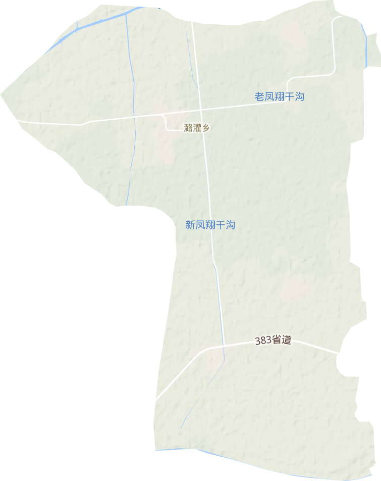 潞灌乡地形图