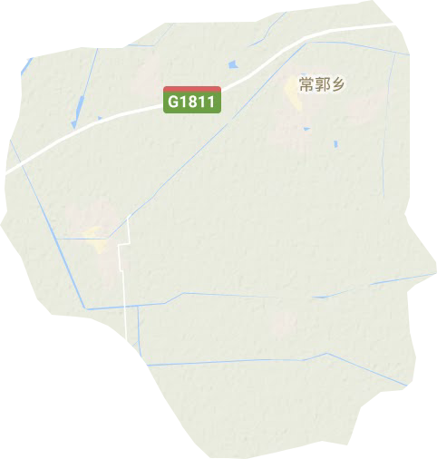 常郭乡地形图