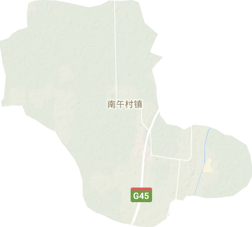 南午村镇地形图
