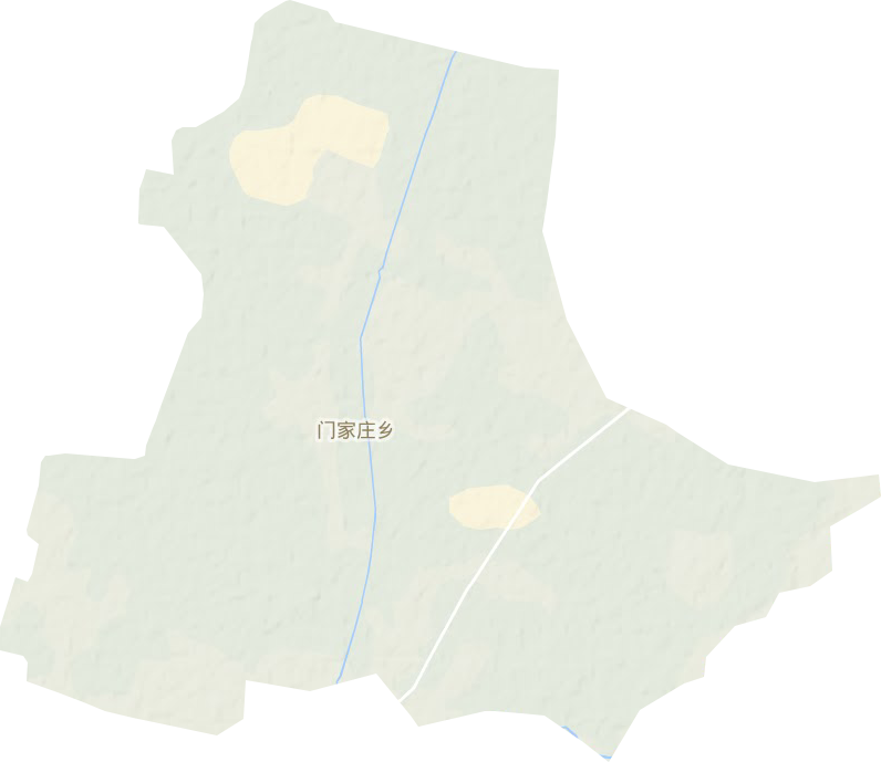 门家庄乡地形图