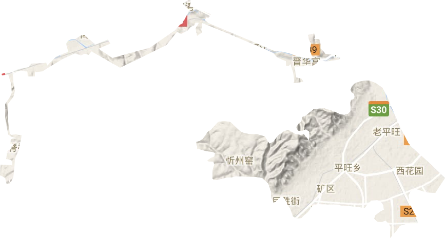 矿区地形图
