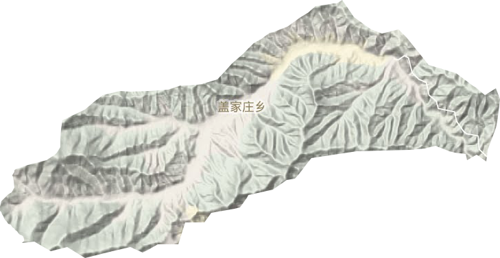 盖家庄乡地形图