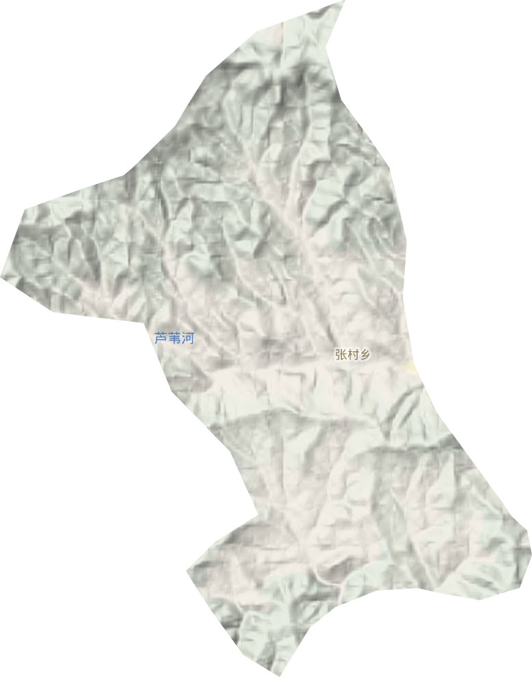 张村乡地形图
