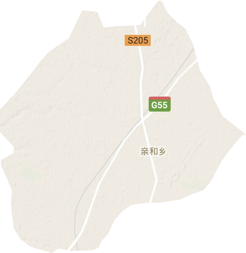 亲和乡地形图