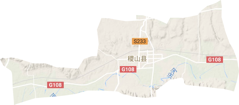 稷峰镇地形图