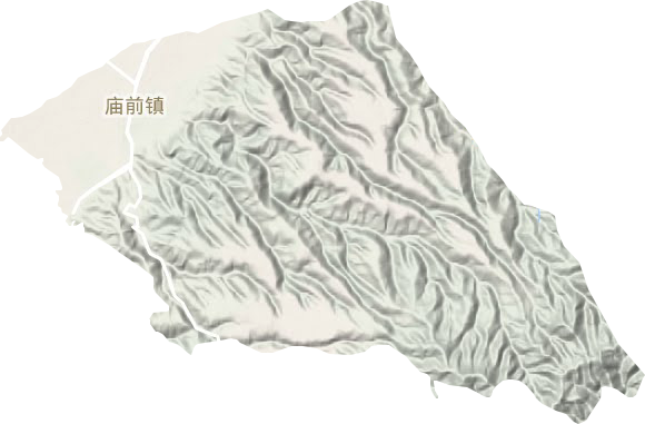 庙前镇地形图