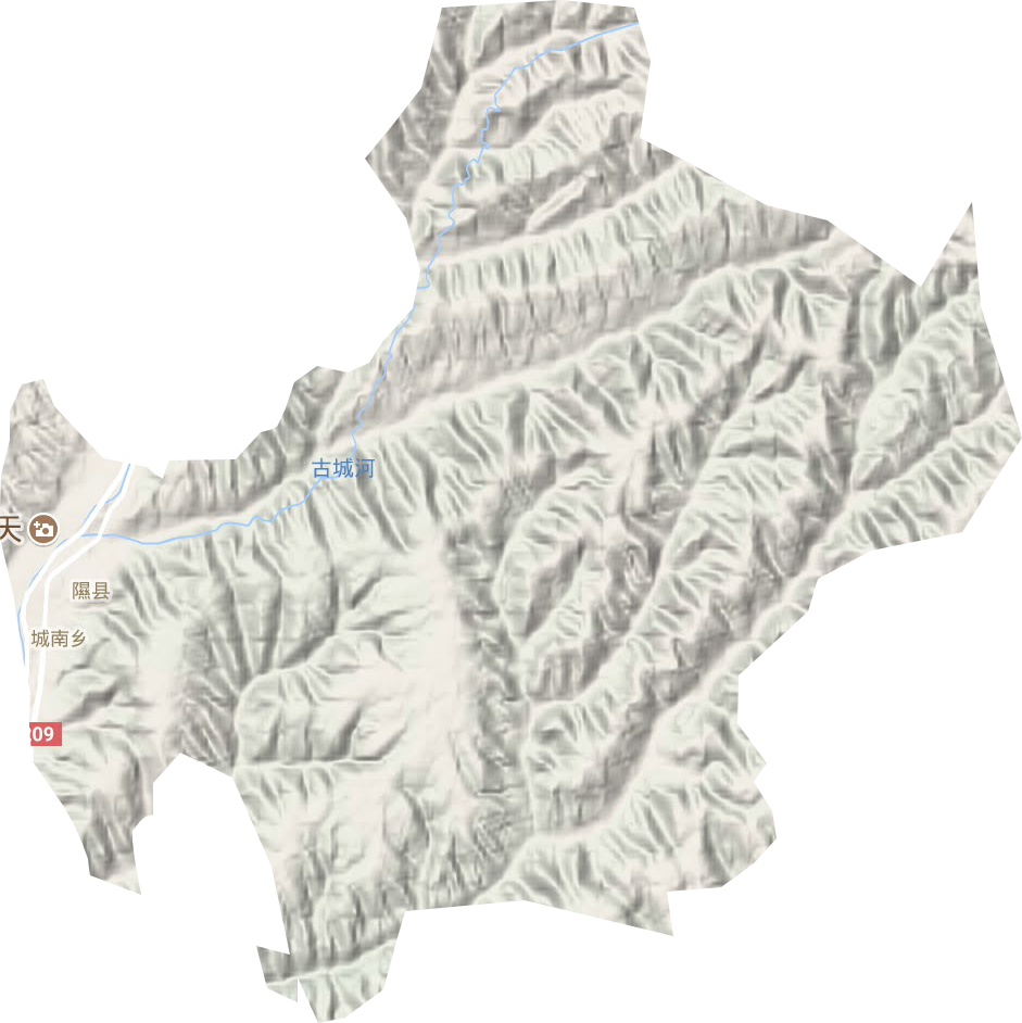 龙泉镇地形图