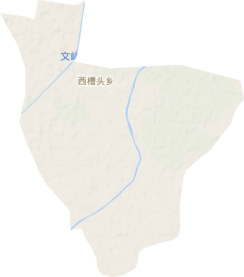 西槽头乡地形图