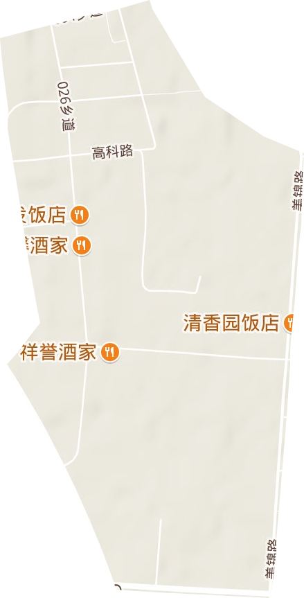 夏家营生态工业园区管委会地形图