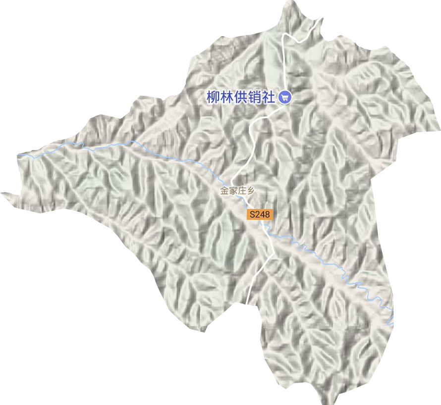 金家庄乡地形图