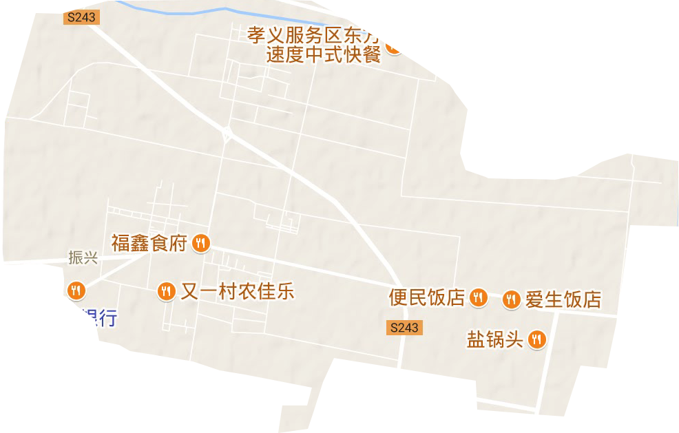 振兴街道地形图