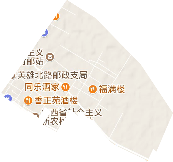 辰北街道地形图