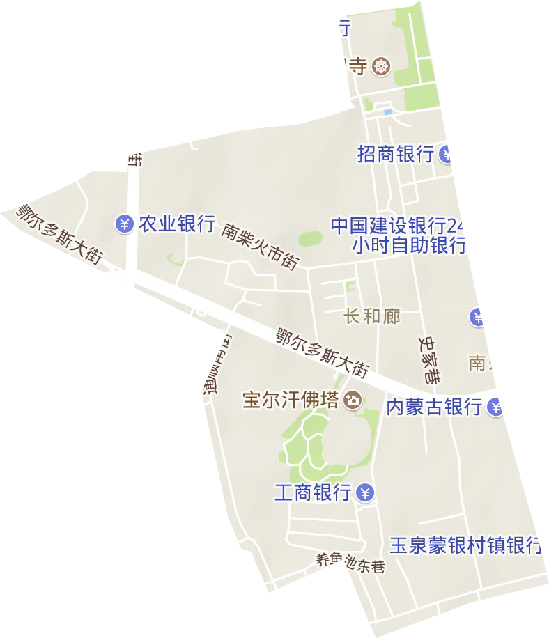 长和廊办事处地形图