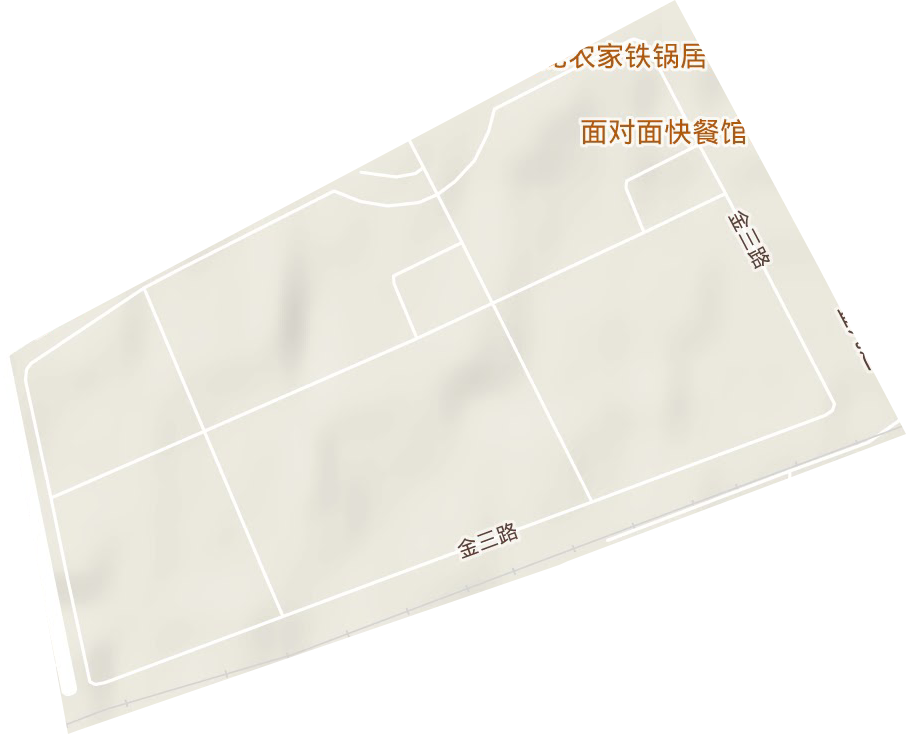呼和浩特出口加工区地形图