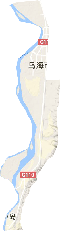 滨河街道地形图