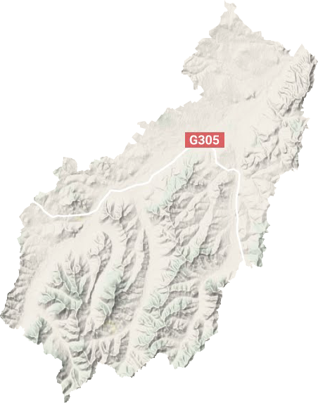 丰收乡地形图
