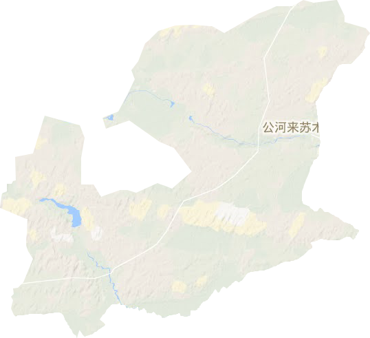 散都苏木地形图