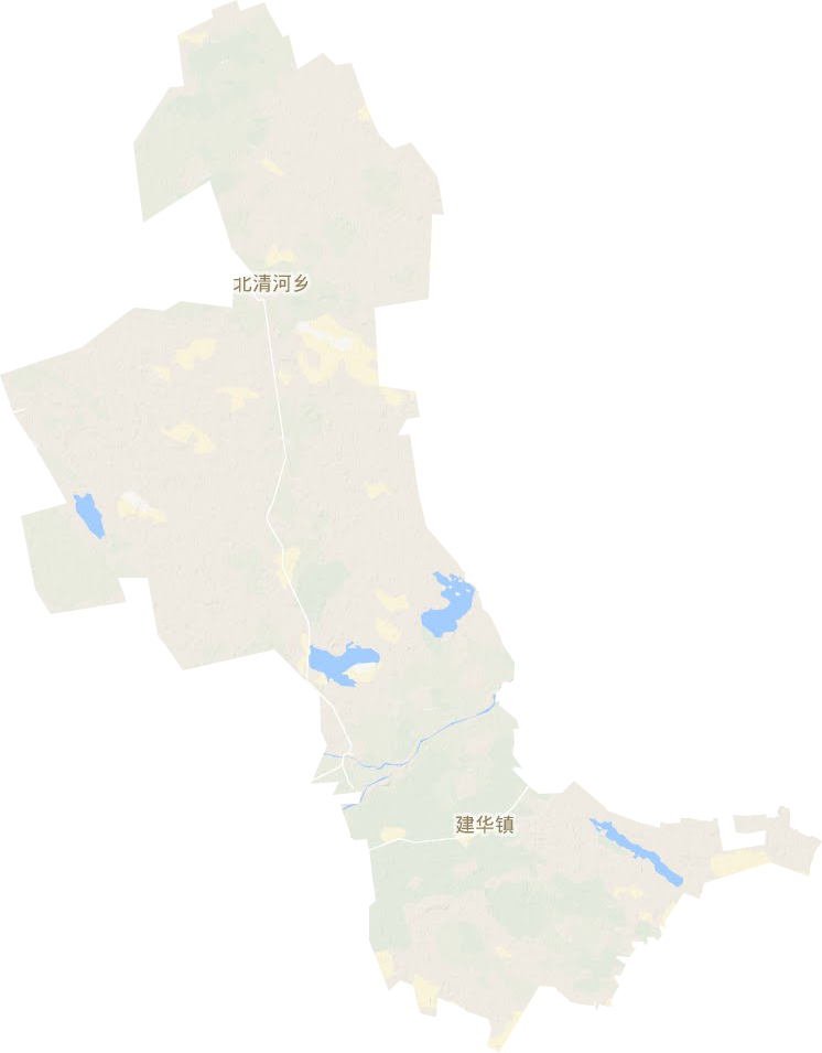 建华镇地形图